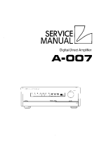 Luxman A-007-Service-Manual